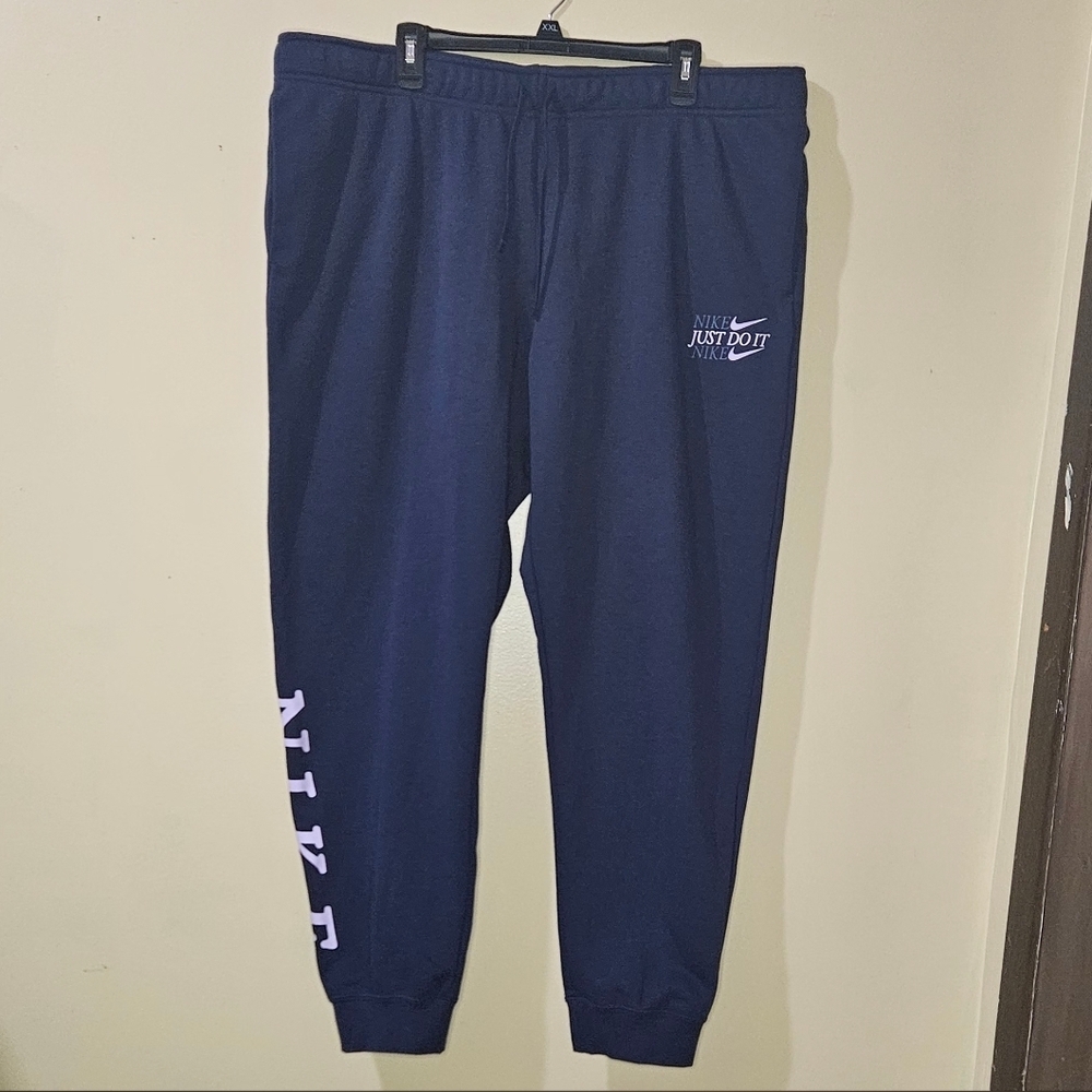 Nike Sportswear Club Women's Fleece Pants/navy blue/size XXL - Picture 3 of 15